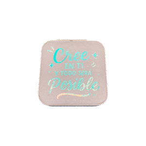 Joyero de Viaje - Acolchado Rosa Palo