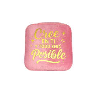 Joyero de Viaje - Terciopelo Rosa