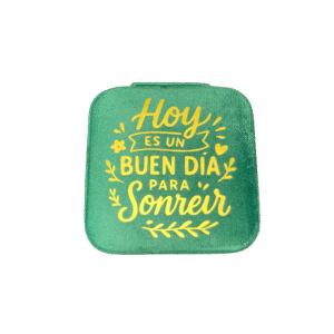 Joyero de Viaje - Terciopelo Verde Esmeralda