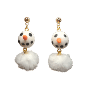 Pendientes Snowman